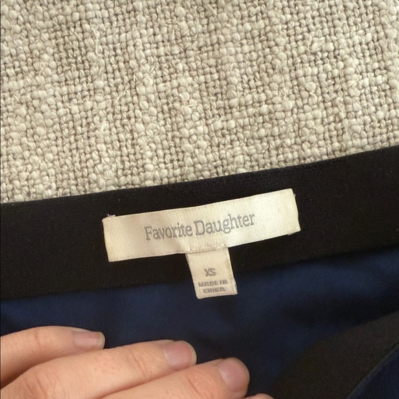 Favorite daughter Navy Blue satin Maxi Skirt XS - Picture 2 of 3